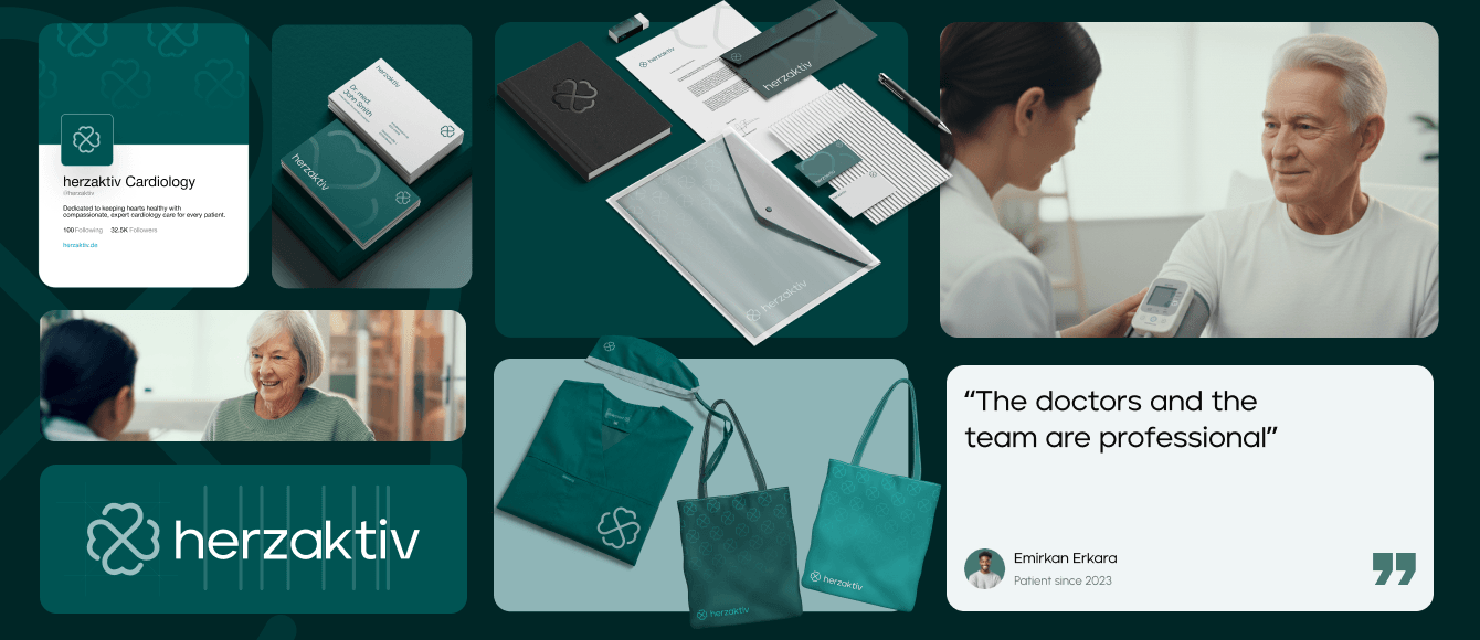 herzaktiv brand identity