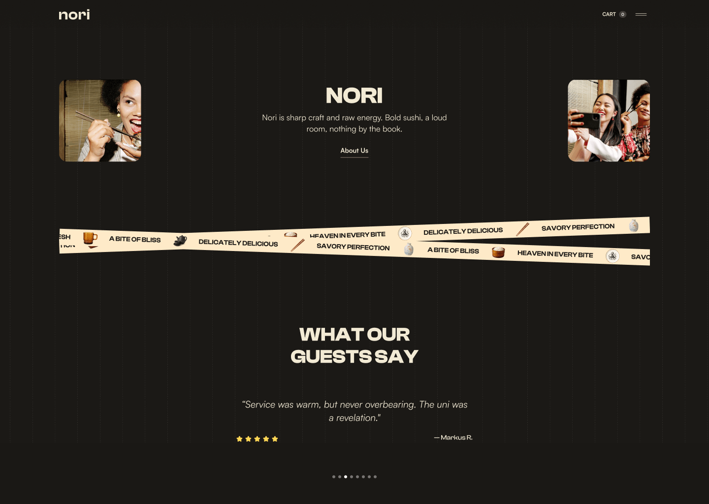 Nori website